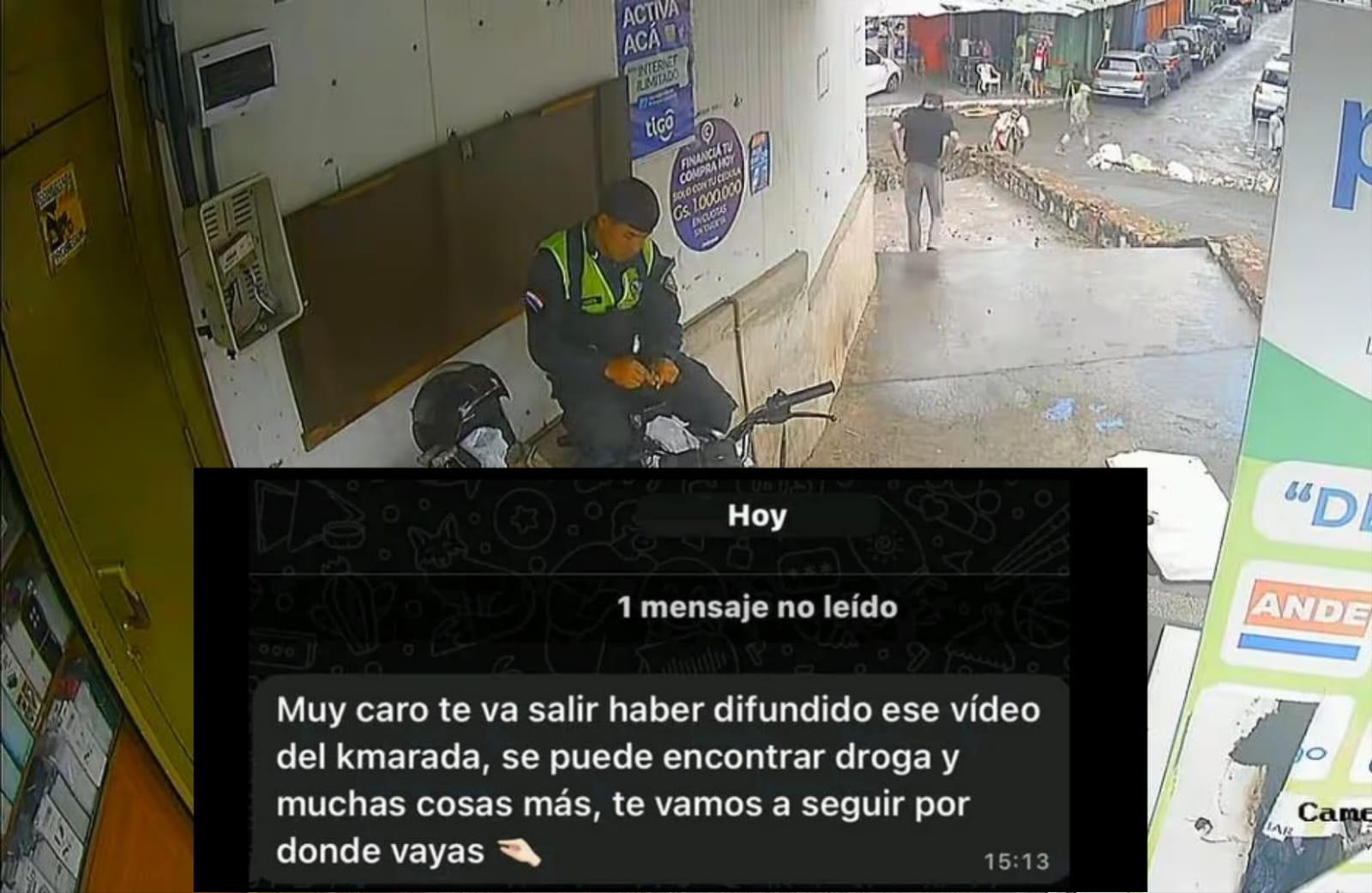 COMERCIANTE DEL MERCADO 4 DENUNCIA  AMENAZAS TRAS CASO DEL POLICÍA FILMADO FUMANDO MARIHUANA
    
    <div class=