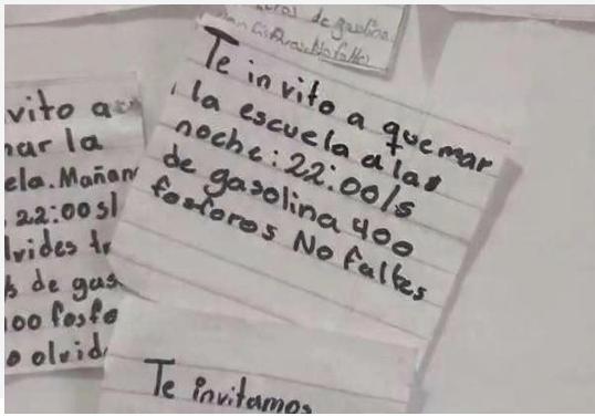 ALERTA EN ESCUELA DE ARROYITO POR AMENAZA DE INCENDIO BAJO INVESTIGACIÓN
    
    <div class=
