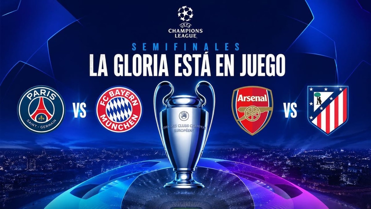 PSG-BAYERN Y ATLÉTICO-ARSENAL ABREN UNAS SEMIFINALES DE ALTO VOLTAJE EN LA CHAMPIONS LEAGUE